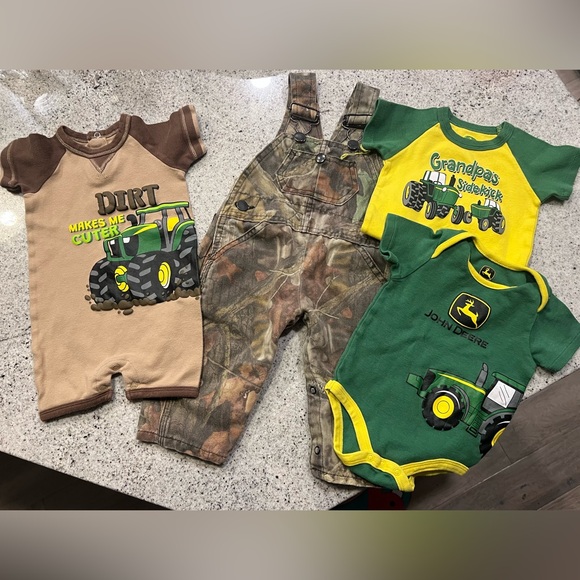 John Deere Other - John Deere and Camo Bundle Baby Boy Bundle